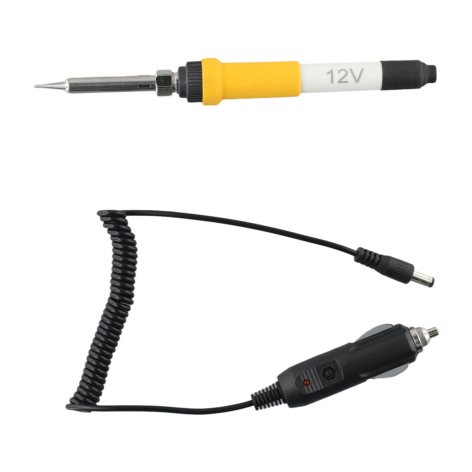 

12V 1 X Car Power Cable 60W 1 X Electric Soldering Iron Ceramic Heating Core DC For Car Power Socket For Outdoor Soldering