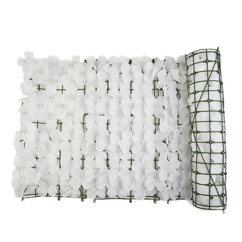 

Artificial Flower Wall Panel Background Garden Fence Vine Privacy Fence Wall Hedge Floral Background Hedge Home Yard Decoration