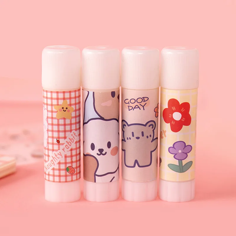 2 Pezzi Kawaii Cartoon Solid Glue Adesivi Super Strong Colla Stick Cute Student Kids Forniture Di Cancelleria Per Ufficio Scolastico Fai Da Te