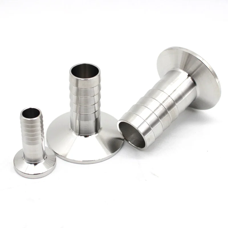 Pipe Fitting Water Pipe Fitting Hose Pipe Fitting OD 8MM-51MM Stainless Steel SS304 SS316L Sanitary Hose Barb Pipe Fitting Ferrule OD 50.5mm-64mm fit Tri Clamp