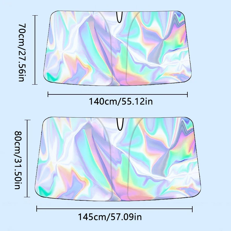 Car Sunshade Front Rear Window Curtain Car Windshield Sun Shade Covers Visors Auto Window Sun Curtain UV Protection Accessories
