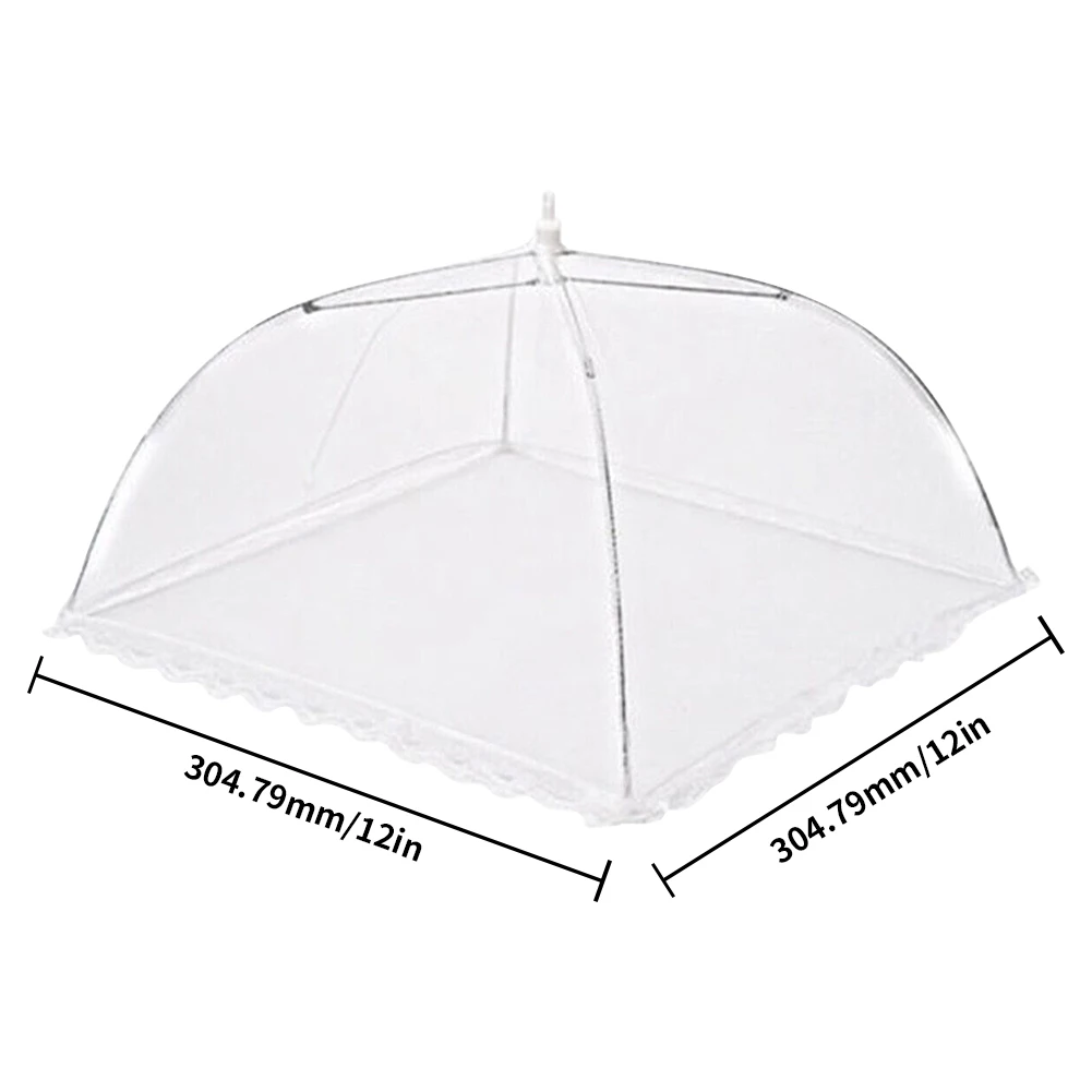 Foldable Food Mesh Cover Fly Anti Mosquito Pop-Up Food Cover 6
