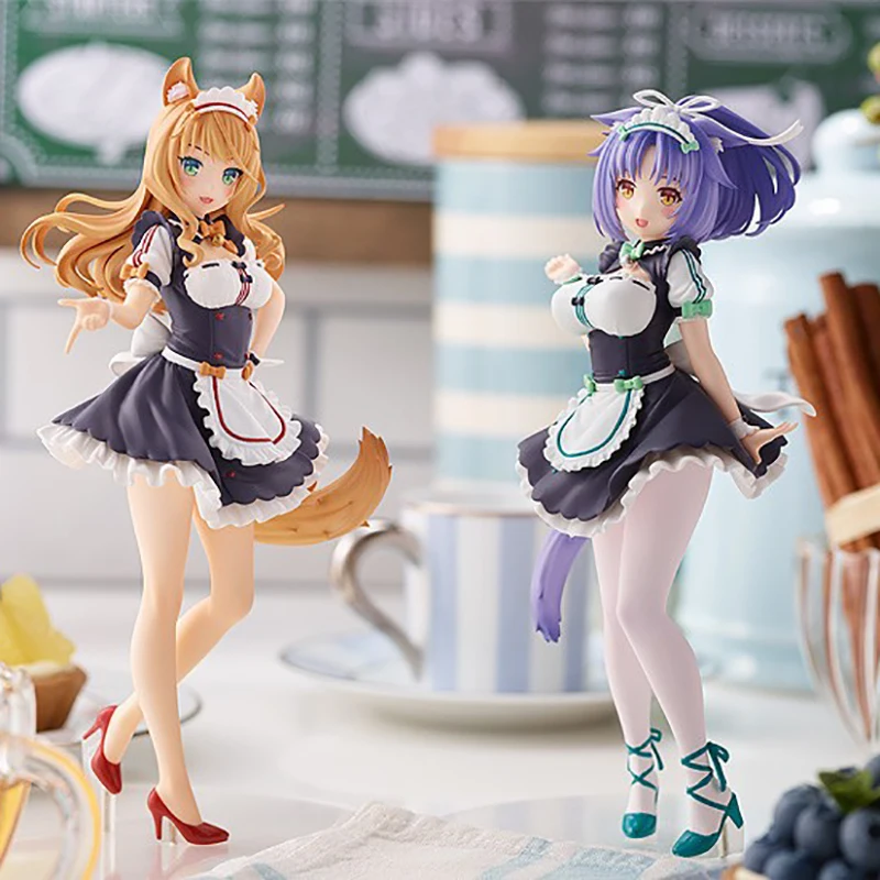 Фото Фигурки игрушечные из ПВХ для девушек из игры «ГК ап парад», Nekopara Chocola, ваниль, азуки, кокос, клен, корица №4