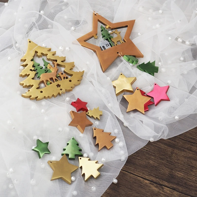

Christmas Ornament for Creative Five-pointed Star Pendants Mold for Christmas