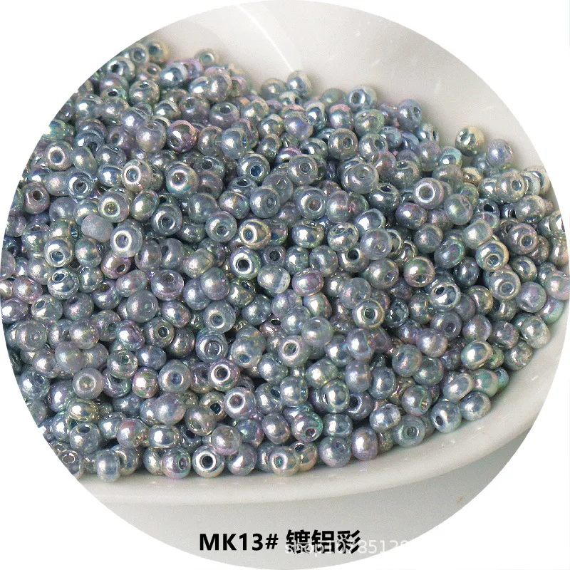 Superb Electroplated Metallic Glass Rice Beads for DIY Jewelry and Clothing, Gold, Silver, Bronze Variants, 2/3/4mm