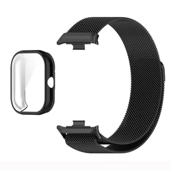 Cinturino Magnetico Milanese Premium in Metallo con Custodia TPU e Pellicola Protettiva per Schermo