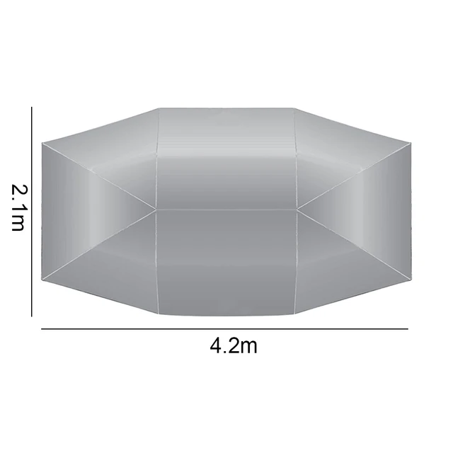 Vízálló Hőszigetelő Auto -Lombkorona Uv Védelem Autó Napfényes Napellenző Sátor - Image 6