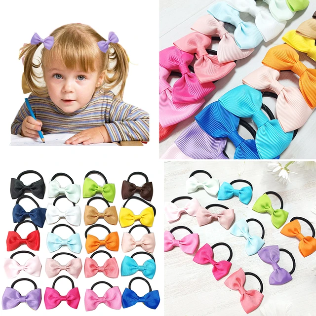 Lazos de terciopelo para el pelo para niña y mujer, coleteros de goma  elásticos, accesorios para el cabello, 4/6 Uds./Set - AliExpress