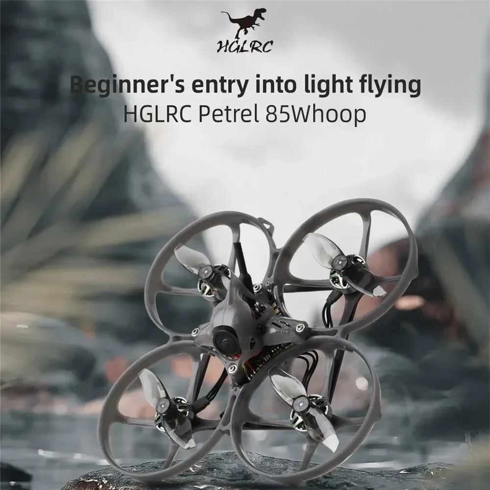 HGLRC Petrel 85Whoop 85mm Brushless Tinywhoop - SPECTER 10A AIO 1202.5 11000KV 2S LIPO