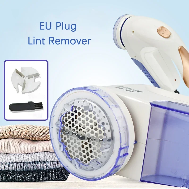 Electric Clothes Fuzz Shaver Portable Lint Remover EU Plug Lint Pellet Sweaters Curtains Carpet Clothing Lint Pellet Cut Machine 3