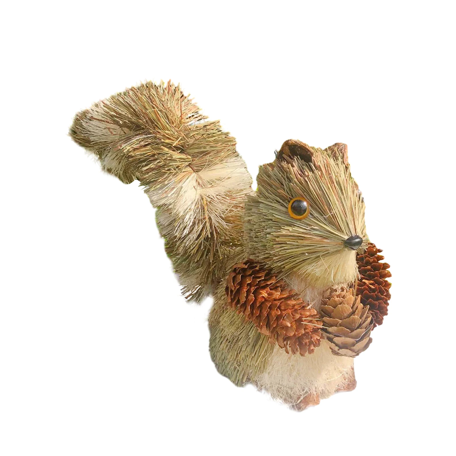 LSHAOBO Simpatica Statua di Scoiattolo da Giardino all'aperto, 3,15 Pollici, Figurine di Animali in Resina per la Decorazione del Prato all'aperto per Giardino, Cortili e Altro
