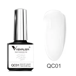 VENALISA Quick-Build Nail Gel - Semi Transparent Jelly Pink 7.5ml (QC01 jelly color)