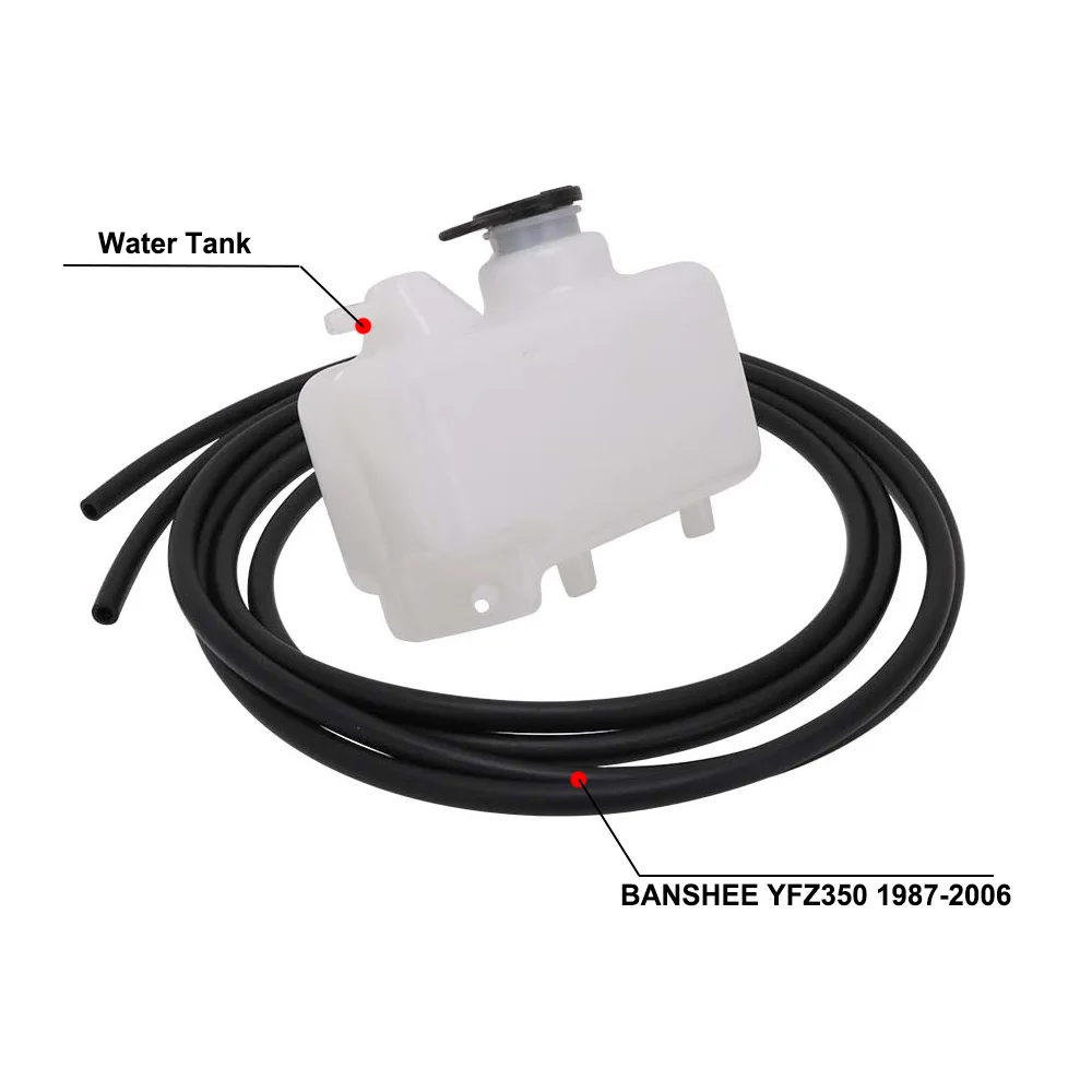 Motorcycle Water Tank Coolant Radiator For YAMAHA BANSHEE YFZ350 1987-1997 2006