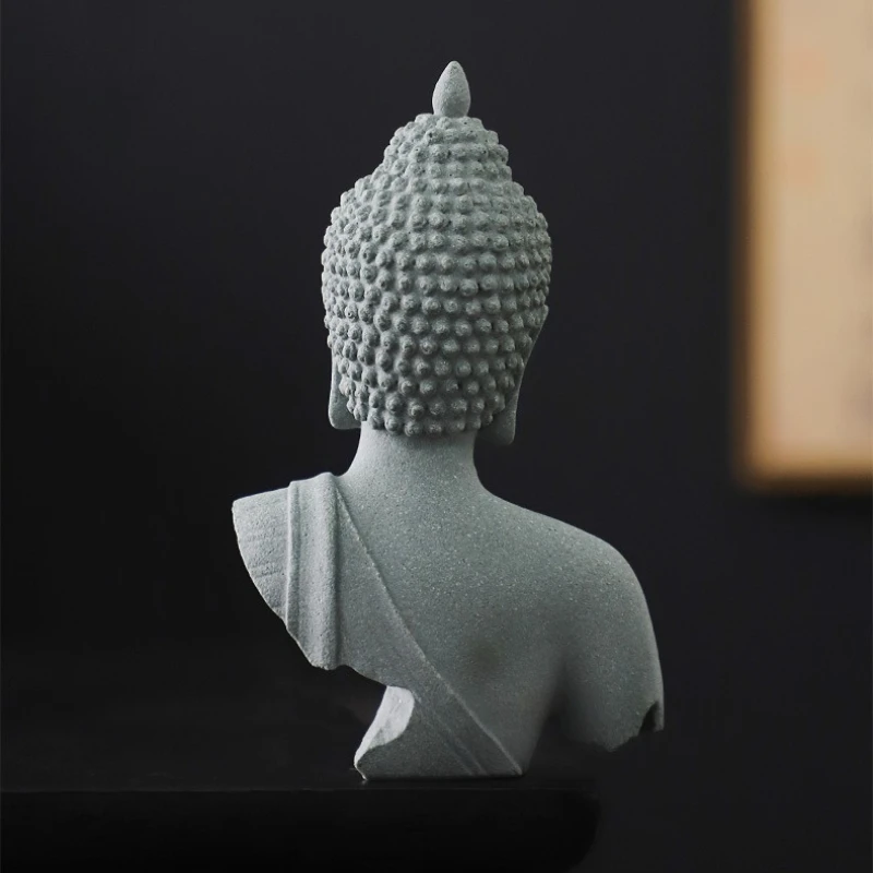 New Chinese Zen Buddha statue bust Buddha ornament creative Sakyamuni home decoration crafts