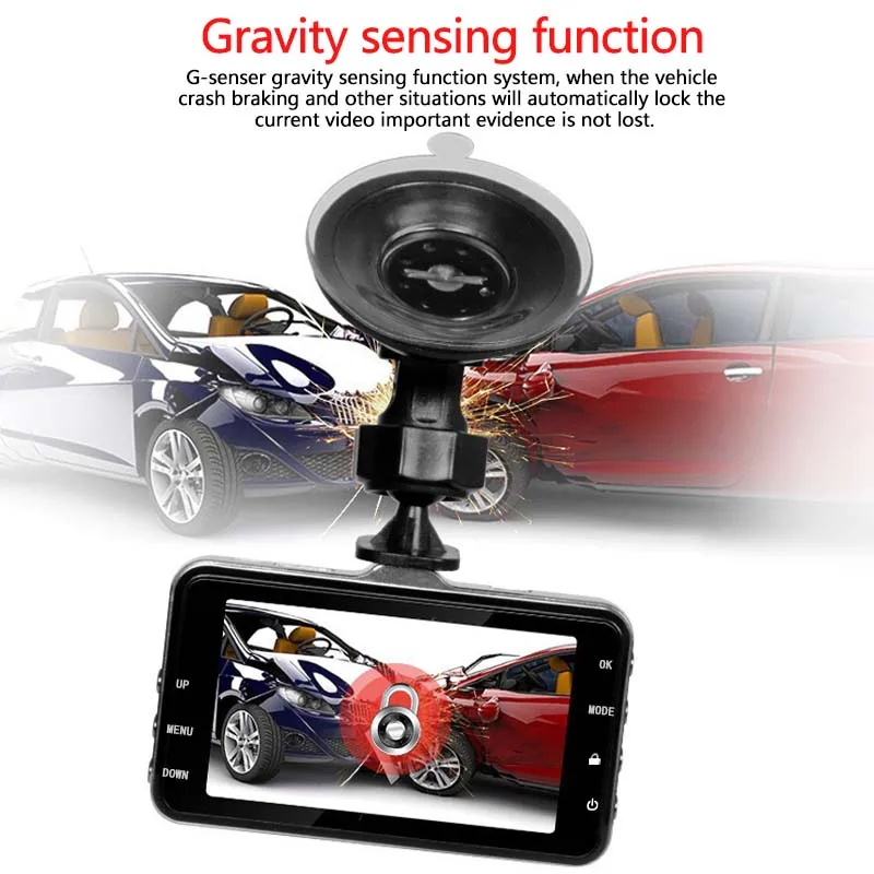NEW 1080P HD Dash Camera Loop Recording Car Vehicle DVR Video Recorder Dashcam Night Vision 24h Parking Monitor G-sensor