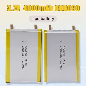 606090 3.7V 4000mAh Lipo Battery