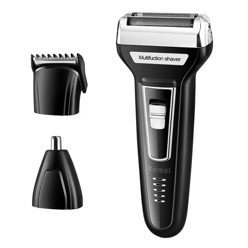 

Kemei KM-6559 Professional Electric Hair Clipper Cordless USB Rechargeable Razor Men's Trimmer Beard Nose Hair Trimmer