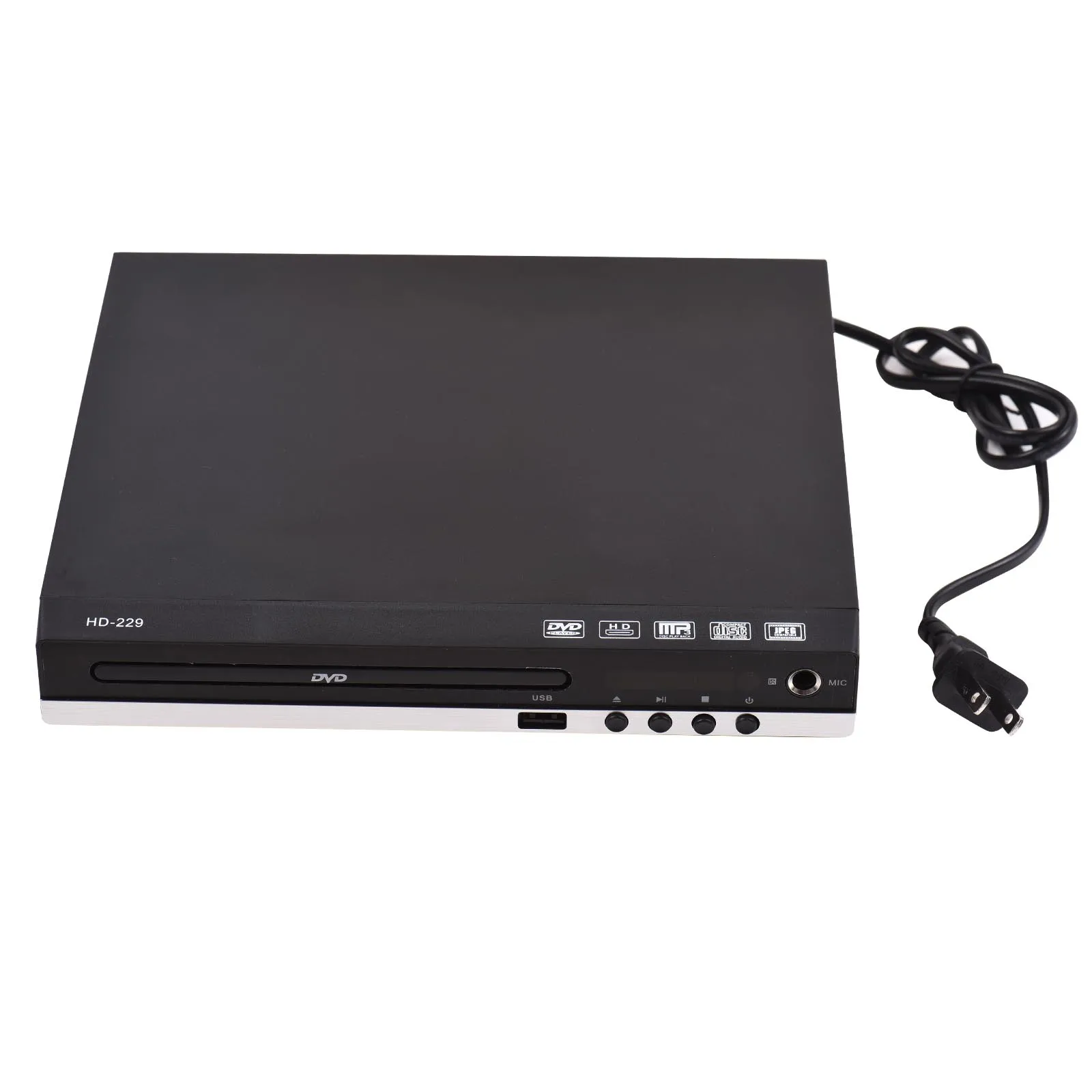 DVD Player CD Player HD-229 Home DVD Player Digital Multimedia U Disk Playback HD AV Output With Remote Control