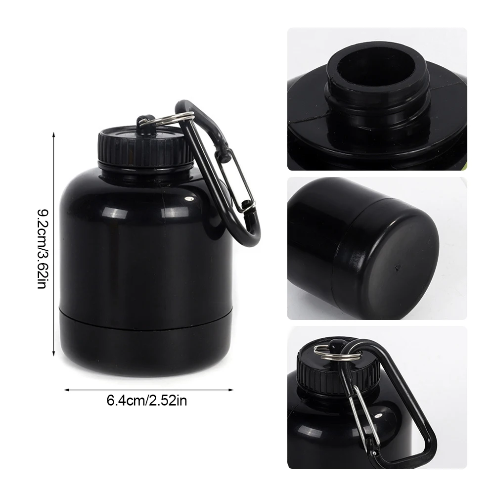 100ML Portable Protein Powder Bottle With Whey Keychain Health Funnel  Medicine Box Small Water Cup Outdoor camping Container - AliExpress