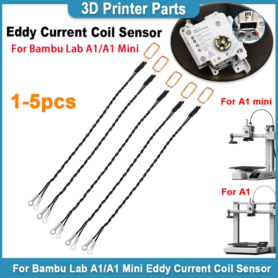Eddy Current Coil Sensor For Bambu Lab A1/A1 Mini Leveling Flow Calibration For Bambulab A1 Hotend Assembly 3D Printer Parts image 1