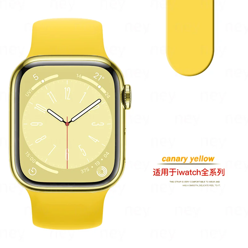 Premium Silicone Sport Band for Apple Watch - Durable & Comfortable Bracelet