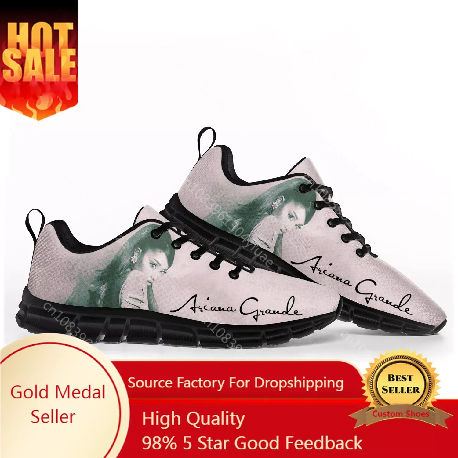 A-Ariana Singer Pop Yes, And Sports Shoes Mens Womens Teenager Kids Children G-Grande Sneakers High Quality Sneaker Custom Shoe