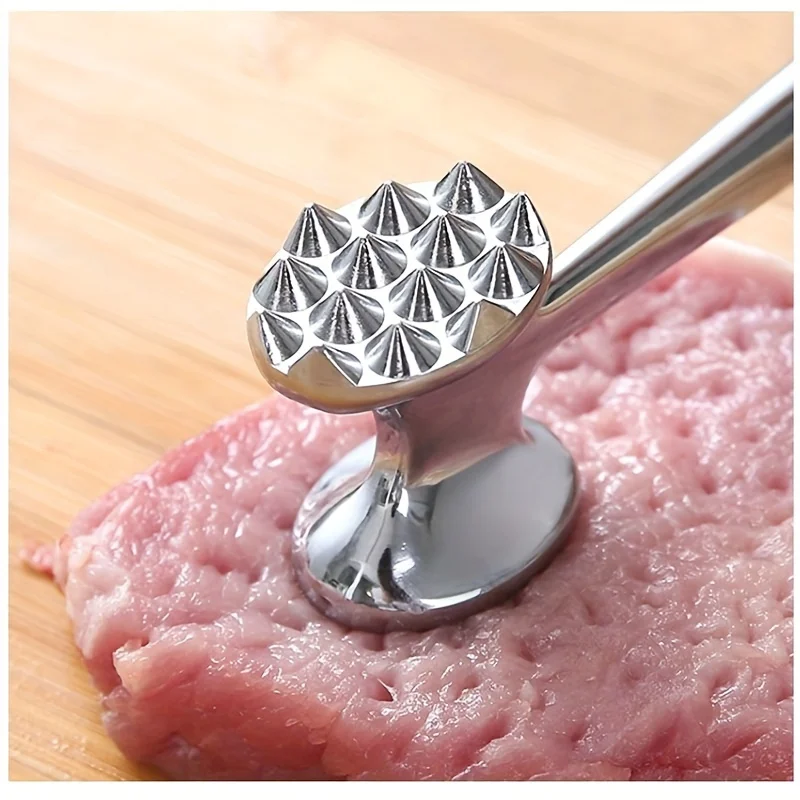 Meat-Tenderizer Hammer Kitchen Double-Sided Meat Tenderizer Metal-Meat Hammer Household Stainless Steel Rolled Meat Steak