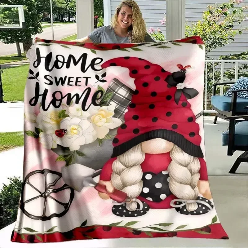 Cute Blanket St. Patrick's Day Green Dwarf Blanket Bedding Quilt Sofa Air Conditioning and Heating Picnic BedroomsBlanket 5