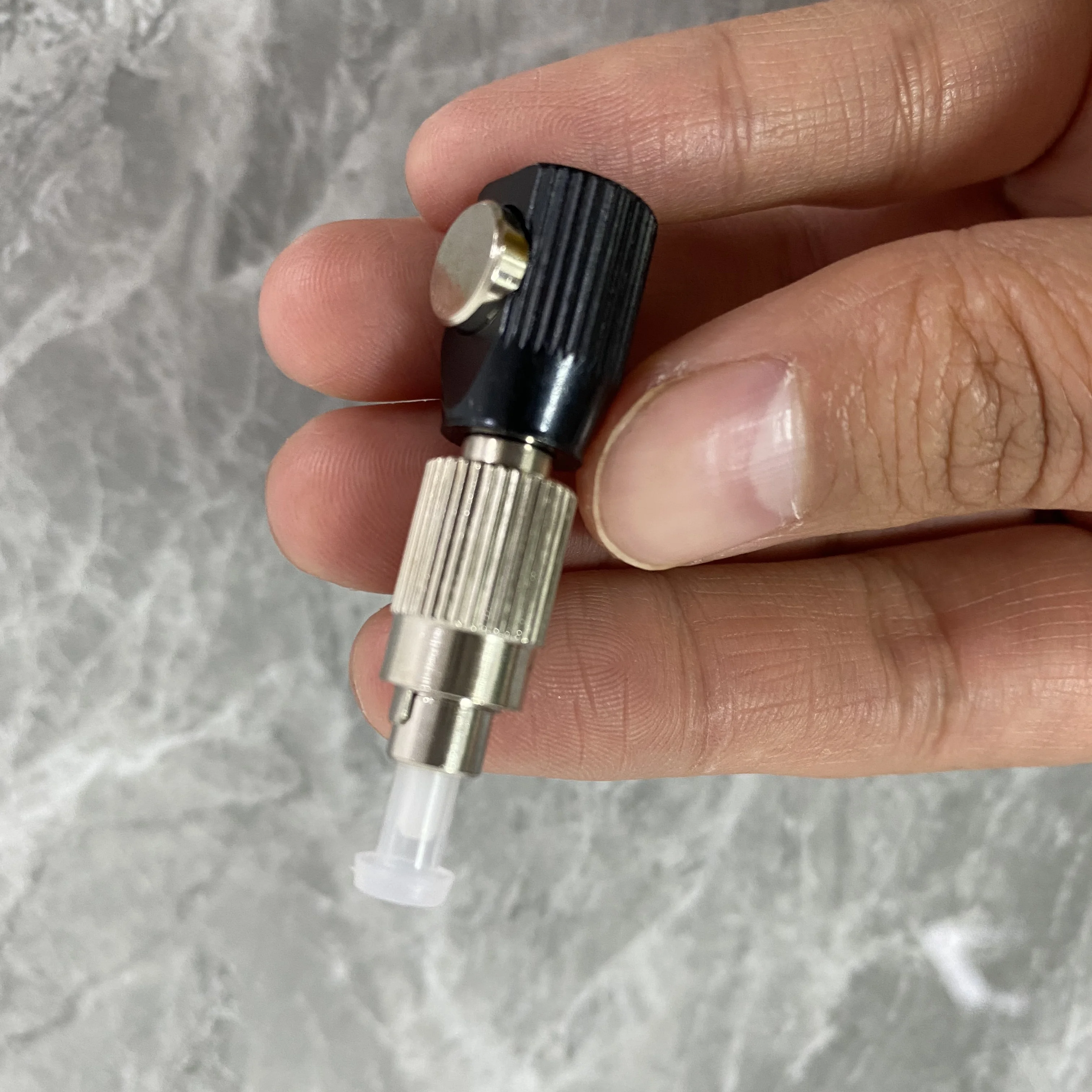 fiber adapter 1pc FC bare round optical fiber converter quick connector cold joint tool emergency repair
