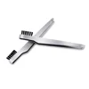 3 PCS Bevel Angle Eyebrow Clamps Make up Stainless Steel Tweezers Tool 1