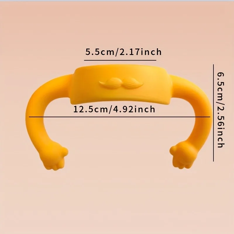 Baby Silicone Bottle Handles Natural Baby Bottle Handle Wide Neck Feeding Handle Easy Carry Lightweight