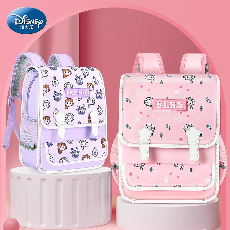 

Disney Children's Schoolbags For Female Pupils In Grades Shoulder Bags Spine Protectors And Burden-reducing Girl Backpacks