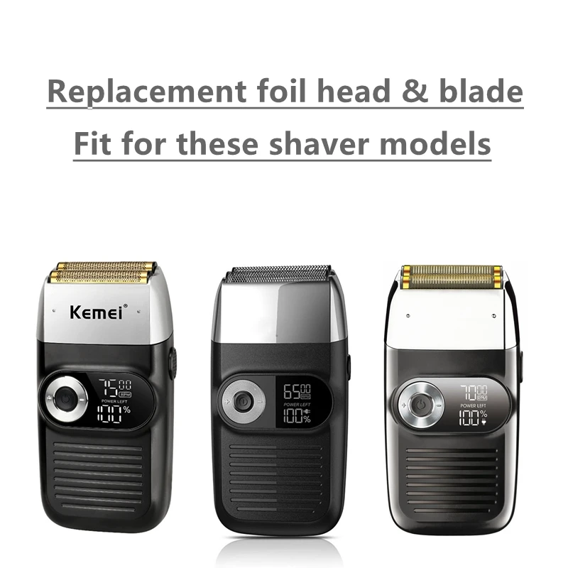 Replacement Blade Foil & Cutter Head for Kemei KM 2026 Electric Shaver