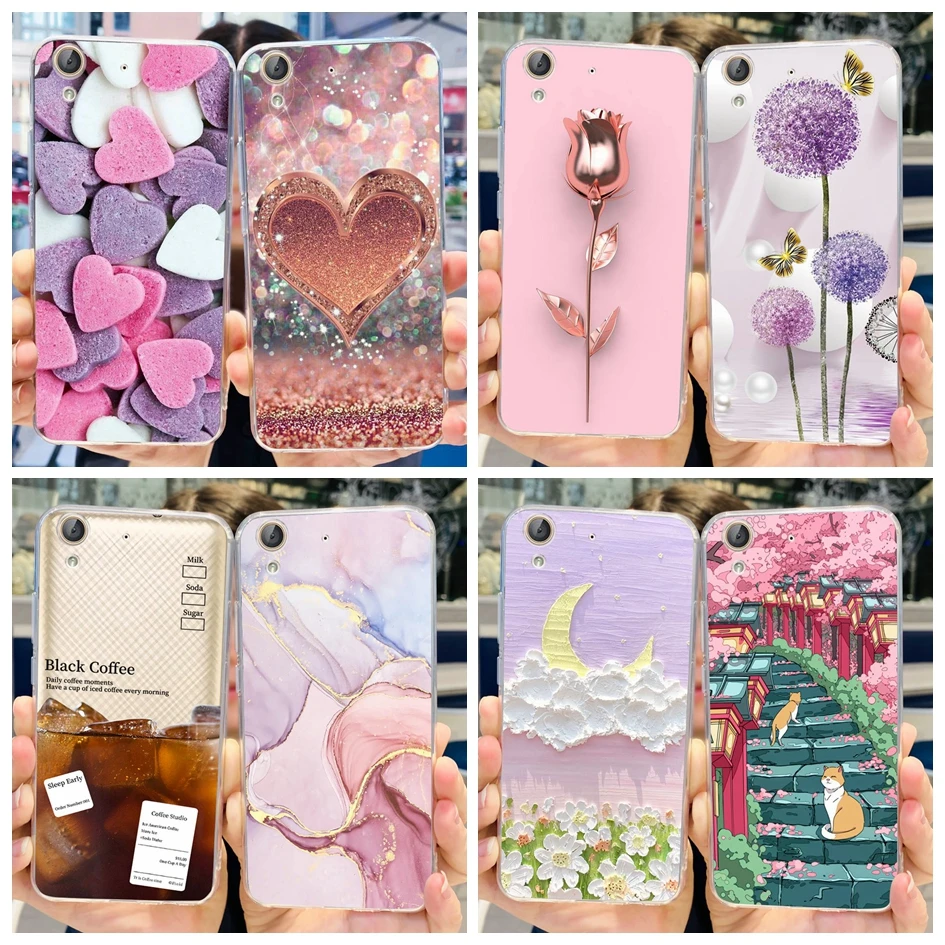 Чехол для Huawei Y6ii, искусственный чехол для Honor 5a, стильный силиконовый прозрачный мягкий чехол из ТПУ с цветочным рисунком для Huawei Y6II Y6 II, чехол для телефона