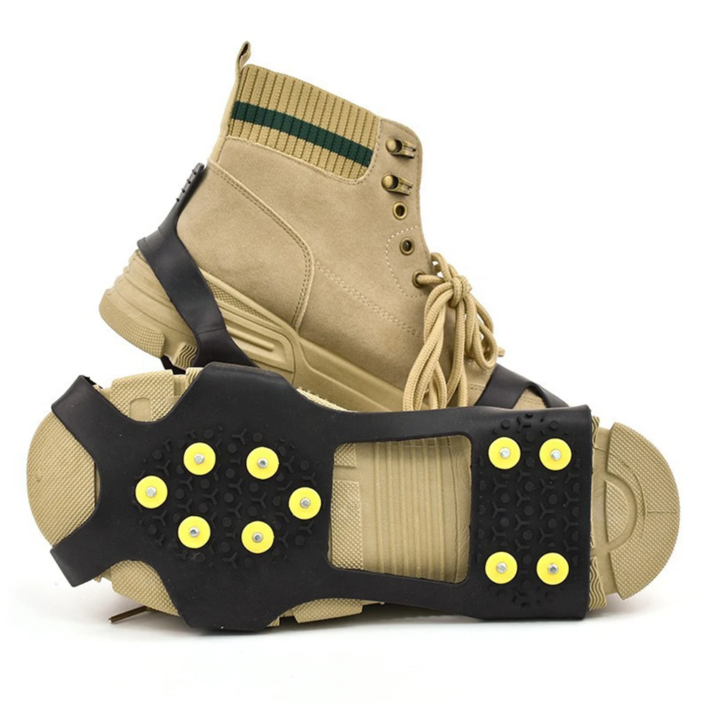 6/10 Studs Spikes Voor Winter Rubber Antislip Schoenen Covers Ice Sneeuw  Spikes Voor Schoenen Outdoor Klimmen Stijgijzers Voor trekking Schoenen| |  - AliExpress