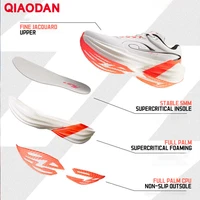 Chaussures de course QIAODAN TG1.0 pour hommes 2026 – Amorti et rebond élevé pour l'entraînement de distance – Baskets de course QDB023253285 3