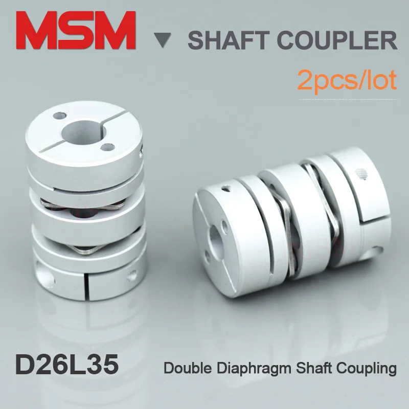 uxcell 5mmx8mm Clamp Tight Motor Shaft 2 Diaphragm Coupling Coupler 