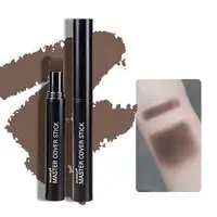 Stylo anciers de réparation de ligne de cheveux modifié, couverture instantanée de racine noire, remplissage de cheveux naturels, poudre d'ombre de délié, couverture de cheveux 6