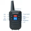 Baofeng Ff-c50 400-480mhz 5w Two Way Radio Kids Mini Walkie Talkie 16 Channel Long Range With Charger 5