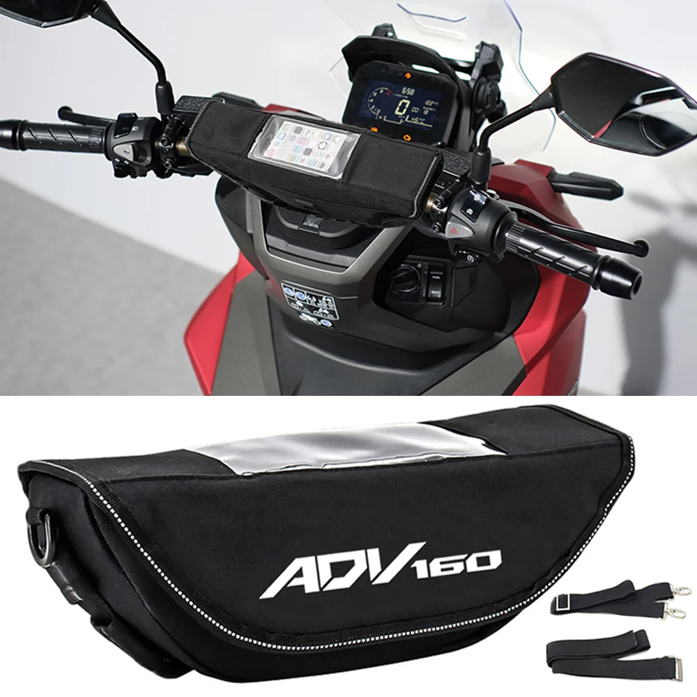 

Для HONDA ADV160 adv160 ADV adv аксессуары для мотоциклов водонепроницаемая и пылезащитная сумка для хранения руля сумка для навигации
