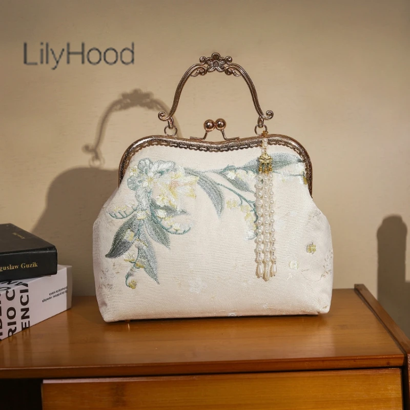 Vintage-Floral-Embroidery-Fringes-Kisslock-Handbag-Women-Retro-Chic ...