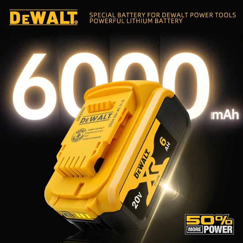 Original DEWALT battery，20V,，6AH， rechargeable lithium-ion battery， DCB115， DCB118,，Dewalt tool battery, dewalt ，DCB1104 charger 3