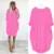 Women's Plus Size T Shirt Dress Tee Dress Plain Round Neck Long Sleeve Spring Summer Hot Knee Length Dress Causal Daily Dress 23