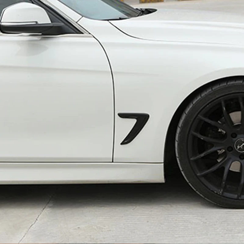 

ABS для BMW 3 серии F30 F35 316I 320I 328I 330I 335I 13-17, вентиляционные отверстия для крыльев, декоративный чехол, наклейки, автомобильные внешние аксессуары