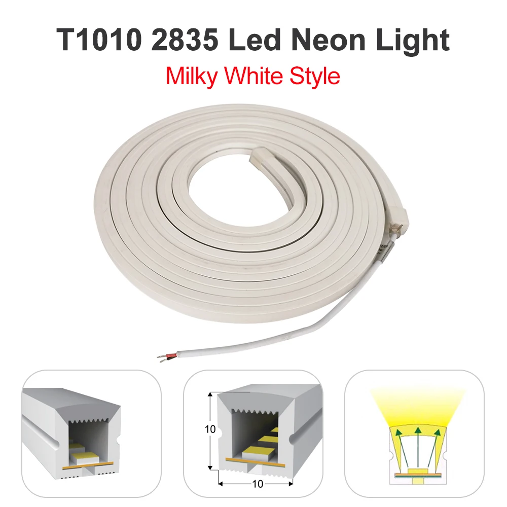 DC24V T1212 2835 Led Flexible Neon Licht Cuttable 120 Pixel/M Hohe Dichte Rohr Weichen Silikon Freien Wasserdicht Dekoration 1-5m – Detail 5