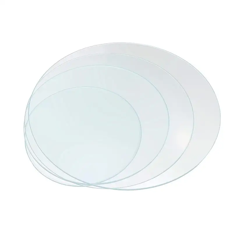 4Pcs Beaker Cover Watch Glass Thickened Watch Glass Equipment Lab Accessories for School Lab Chemistry Class Home