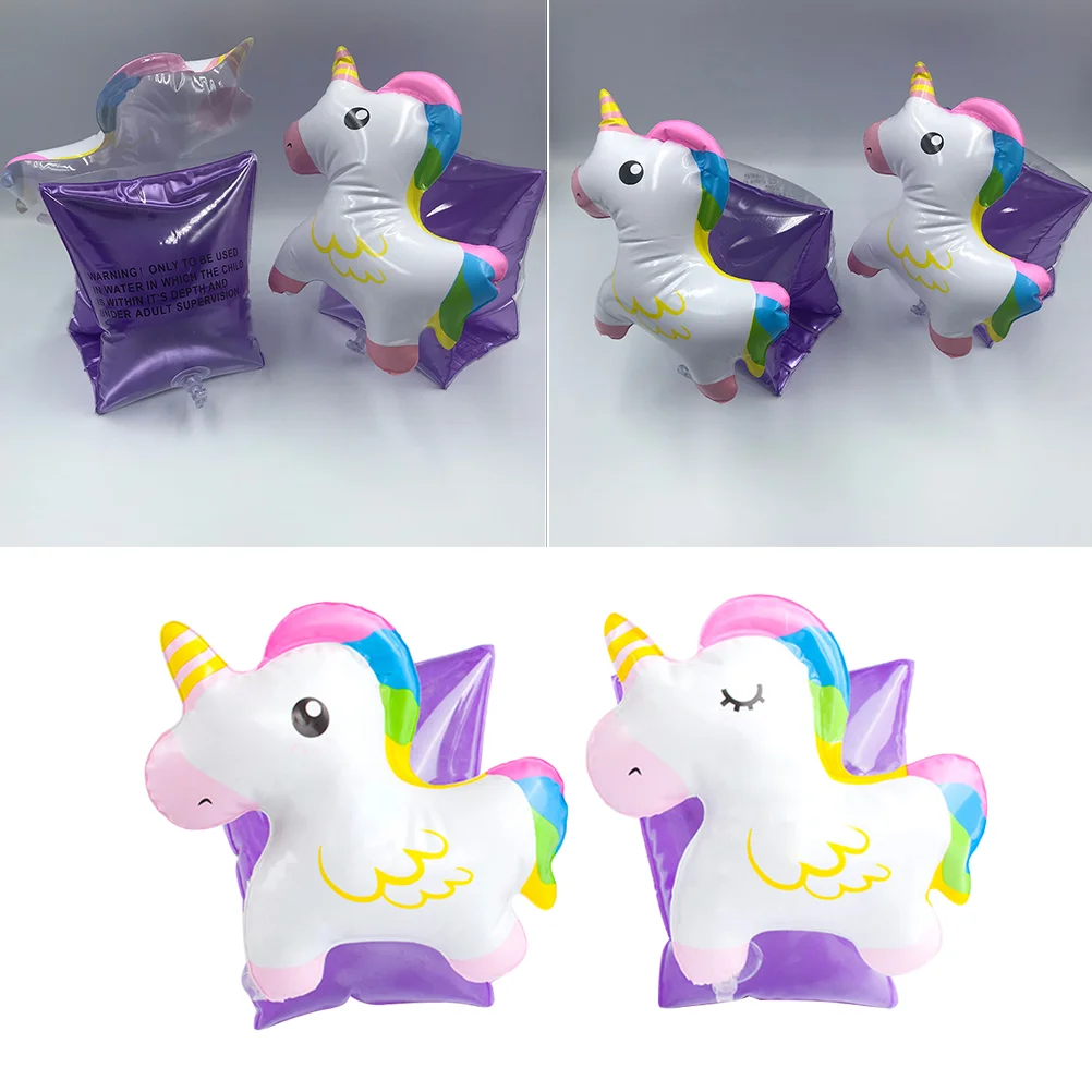 Inflatable Pool Float Ring 1 Pair Pool Floats For Children Kids Arm Bands Ring Girls inflatable Swim Pool Safety Training Swimming Kids Arm inflatable pool float ring