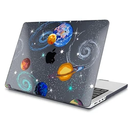 Creative Transparent Hard Shell Laptop Case - Air13 2018 - 2020 (Cosmic Planet)