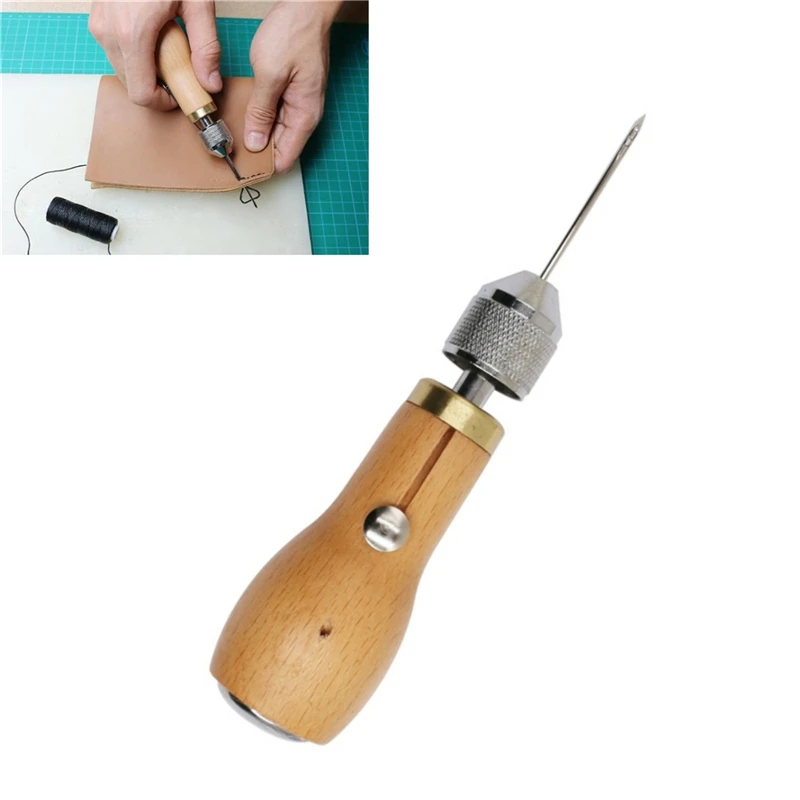 DIY Leather Sewing Awl Thread Kit Manual Sewing Machine Speedy