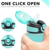 32 oz Drinking Water Bottle with Times to Drink and Straw, Motivational with Carrying Strap, Leakproof BPA & Toxic Free 4